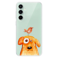 Odolné silikónové puzdro iSaprio - Dog And Bird - Samsung Galaxy S23 FE