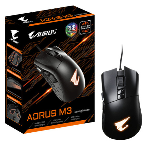 Gigabyte AORUS M3, Gaming Mouse, USB, Optical, up to 6400 DPI