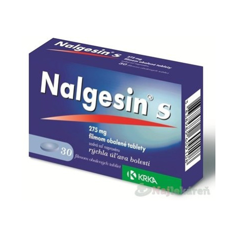 Nalgesin S na zmiernenie bolesti 30 tbl