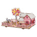 Dřevěné 3D puzzle Podzimní dům