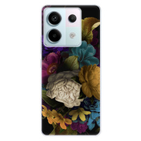 Odolné silikónové puzdro iSaprio - Dark Flowers - Xiaomi Redmi Note 13 Pro 5G / Poco X6 5G