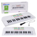 mamido Mini klávesnica orgánky hračka pre deti 37 klávesov mikrofón