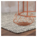 Ručne tkaný kusový koberec Jaipur 334 GRAPHITE Rozmery koberca: 200x290