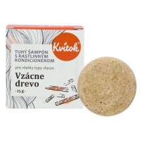 Kvitok Tuhý šampón - vzácne drevo 25g