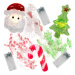 Nexos 86374 Vianočná svetelná dekorácia, 20 LED, teplá biela, 3 ks