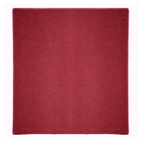 Kusový koberec Astra červená čtverec - 180x180 cm Vopi koberce