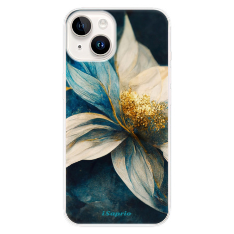 Odolné silikónové puzdro iSaprio - Blue Petals - iPhone 15 Plus