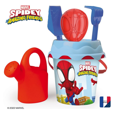 Smoby Vedierko Spidey s konvičkou a príslušenstvom Stredná veľkosť