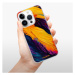 Odolné silikónové puzdro iSaprio - Orange Paint - iPhone 15 Pro