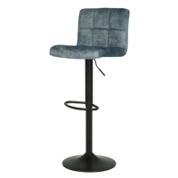 Sconto Barová stolička GITA modrá/čierna