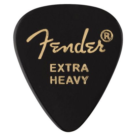 Fender 351 Shape Picks, Extra Heavy, Black