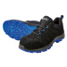 PARKSIDE® Pánske kožená bezpečnostná obuv S3 (45, čierna/modrá)