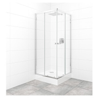 Set sprchovacieho kúta a vaničky, štvorec 80x80 cm Multi Basic SIKOBKMUQ80CRT
