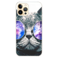 Odolné silikónové puzdro iSaprio - Galaxy Cat - iPhone 12 Pro