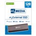 Externí SSD 128GB Verbatim, USB 3.2, 500MB/s (69283)