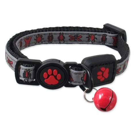 Obojok Active Cat Reflective XS červený 1x19-31cm