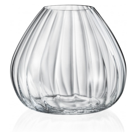 Crystalex Sklenená váza WATERFALL 185 mm Crystalex-Bohemia Crystal