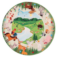Dětský kusový koberec Juno 476 Mountains kruh - 80x80 (průměr) kruh cm Obsession koberce