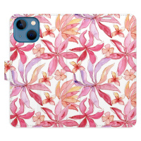 Flipové puzdro iSaprio - Flower Pattern 10 - iPhone 13 mini