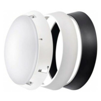 LED prisadené svietidlo, kruhové čierna/biela 14W 3000K (EMOS)