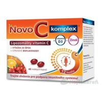 Novo C Komplex Lipozomálny Vitamín C s Vitamínom D3 a zinkom 60 kapsúl