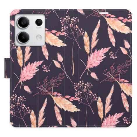 Flipové puzdro iSaprio - Ornamental Flowers 02 - Xiaomi Redmi Note 13 5G
