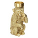 Dekoria Svietnik Monkey Gold 31cm, 14 x 15 x 31 cm