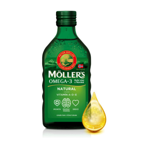 MOLLER´S Omega 3 rybí olej natur 250 ml