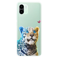Odolné silikónové puzdro iSaprio - Leopard With Butterfly - Xiaomi Redmi A1 / A2