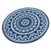 Kusový koberec Celebration 103442 Valencia Blue Rozmery kobercov: 140x140 (priemer) kruh