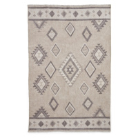 Béžový prateľný koberec s prímesou bavlny 122x170 cm Whisper – Think Rugs