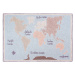 LC Vintage koberec do detskej izby Mapa Oceán 140x200