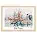 Plagát v ráme 75x55 cm Paul Signac – Wallity