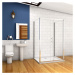 H K - Viacstenné sprchovací kút SYMPHONY U3 140x90x90 cm s posuvnými dverami vrátane sprchovej v
