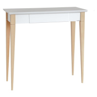 Biely pracovný stôl Ragaba Mimo, dĺžka 65 cm