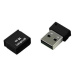 Goodram USB flash disk, USB 2.0, 16GB, UPI2, čierny, UPI2-0160K0R11, USB A, s krytkou