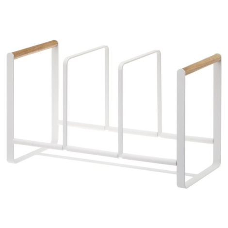 YAMAZAKI Stojan na taniere Tosca 2963, biely