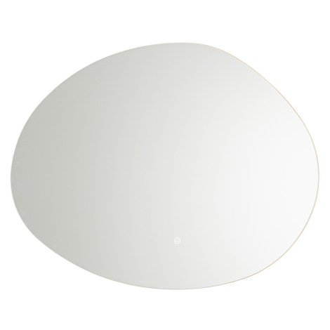 Kúpeľňové zrkadlo 80 cm vrátane LED stmievača na teplý a dotykový stmievač - Biba QAZQA