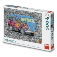 Puzzle Hippies VW 500 dielikov