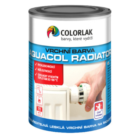 COLORLAK AQUACOL RADIÁTOR V2077 - Farba na radiátor biela 0,6 L