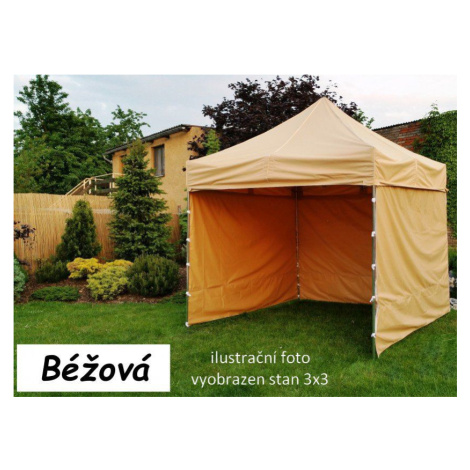 Tradgard PROFI STEEL 57104 Záhradný párty stan 3 x 6 - béžová