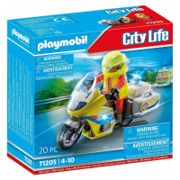PLAYMOBIL City Life 71205 Záchranársky motocykel s blikajúcim svetlom