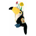Hračka Dog Fantasy Recycled Toy tukan pískací so šuštiacim chvostom 23cm