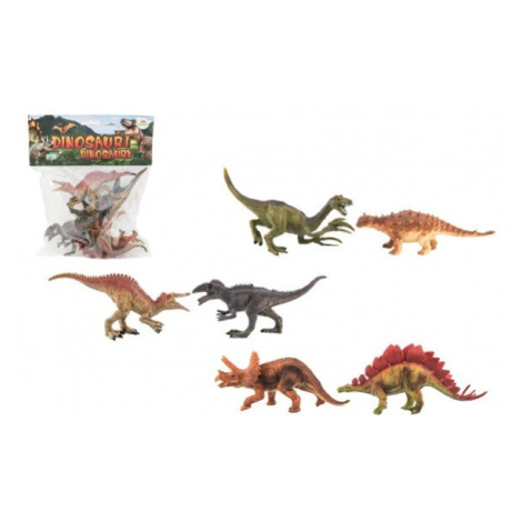 Dinosaurus plast 15 - 16 cm 6 ks Teddies