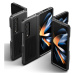 Samsung Galaxy Z Fold4 5G SM-F936B, silikónové puzdro s plastovým rámom, stojan, Spigen Neo Hybr