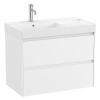 Kúpeľňová skrinka s umývadlom Roca ONA 80x64,5x46 cm biela mat ONA802ZBML