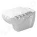 GEBERIT - Duofix Modul na závesné WC s tlačidlom Sigma01, matný chróm + Duravit D-Code - WC a do