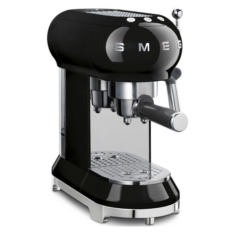 50's Retro Style pákový kávovar na Espresso / Cappucino 15 barov 2 cup čierny - SMEG