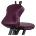MOVIT 1366 Masážna stolička skladacia vínová 8,5 kg