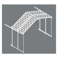 Rozširovací modul 11x4,1 pre domčeky PALRAM Yukon 11 (antracit)